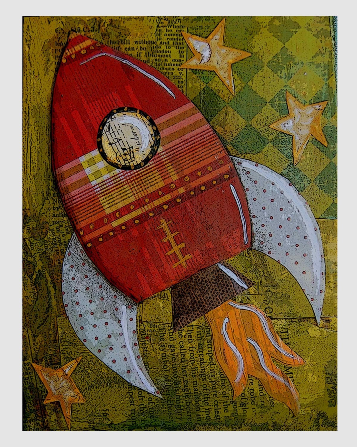 Red Rocket - Print