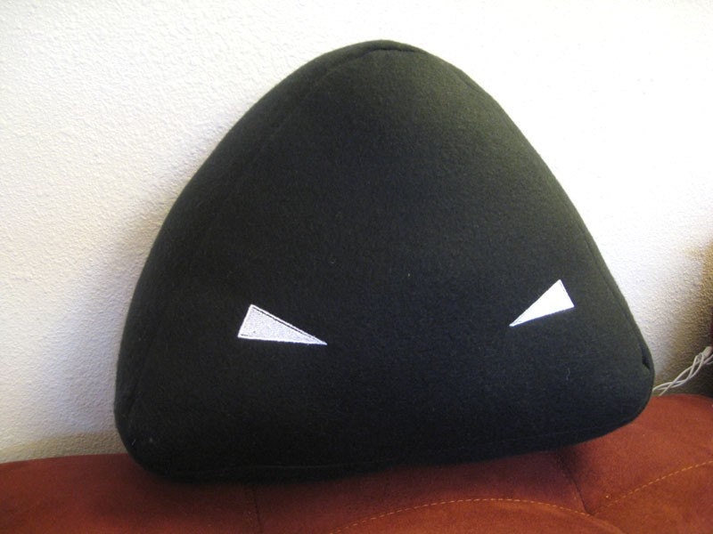 NINgiri, Pillow Size Nori Covered Riceball is a Stealthy Ninja