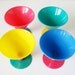RESERVED for Orsalia - Post modern cone-shaped plastic cups