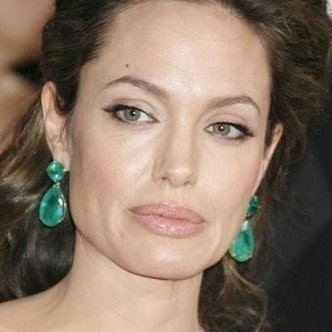 Angelina Jolie Style Green Drop Earrings