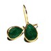Emerald Green Drop Earrings