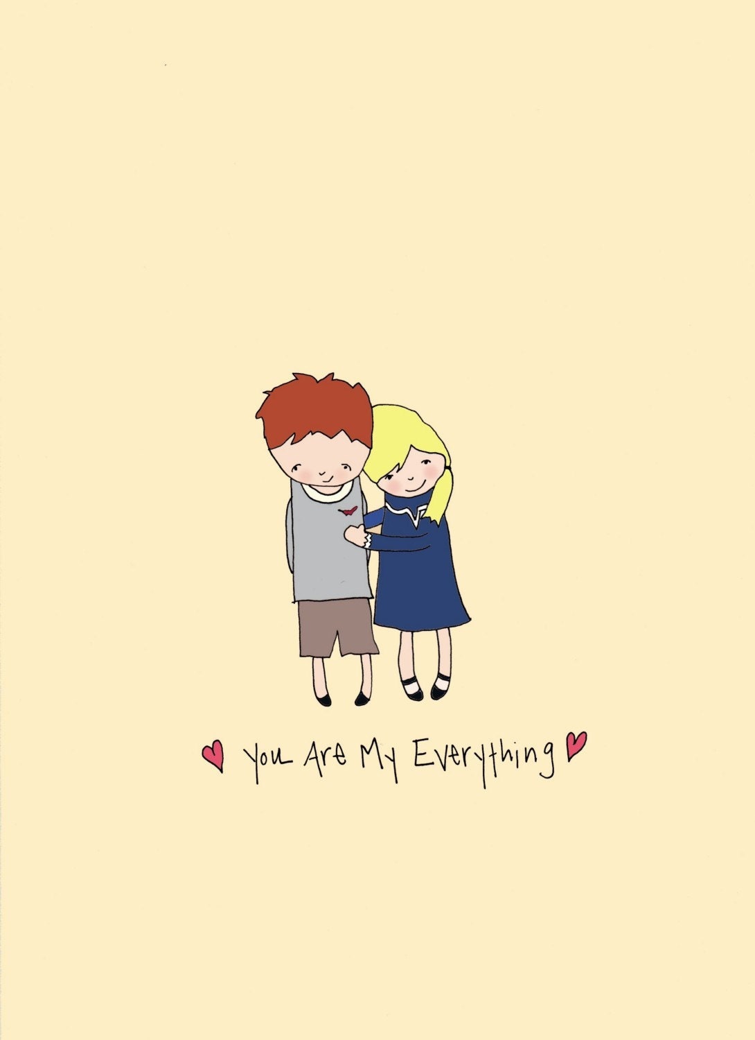 Wall Print - 8x10 Illustration Art Print - Just So You Know - Valentine's Day, Love, Gift, Romance, Relationships, Home Decor, Wall Decor