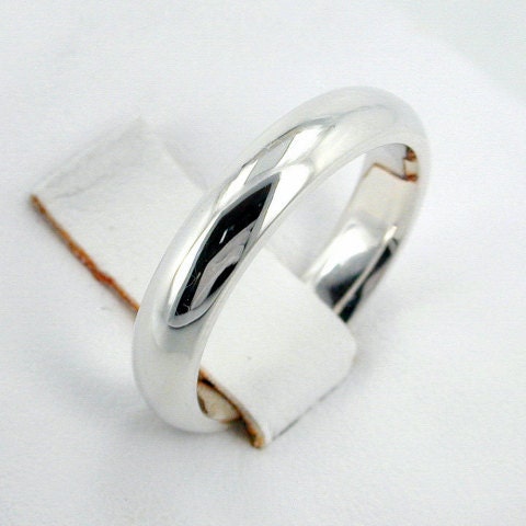 Platinum Ring Wedding Band Custom Made - Best price at 4mm wide