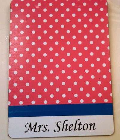 Teacher Clipboard Personalized With School Name and School Colors