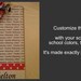 Teacher Clipboard Personalized With School Name and School Colors