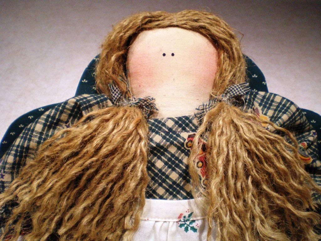 Rag Doll - Angel - Homespun Touches - Christmas Time