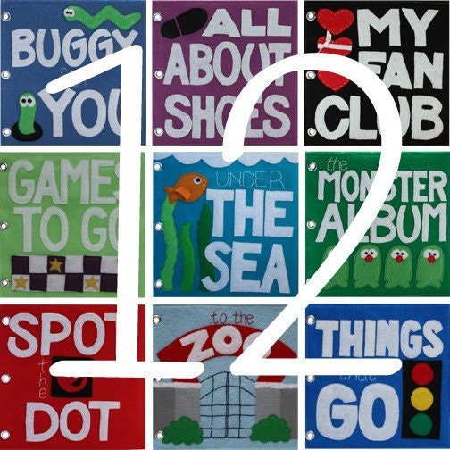 Crafters Dozen - Any Twelve ePatterns for Our Quiet Books