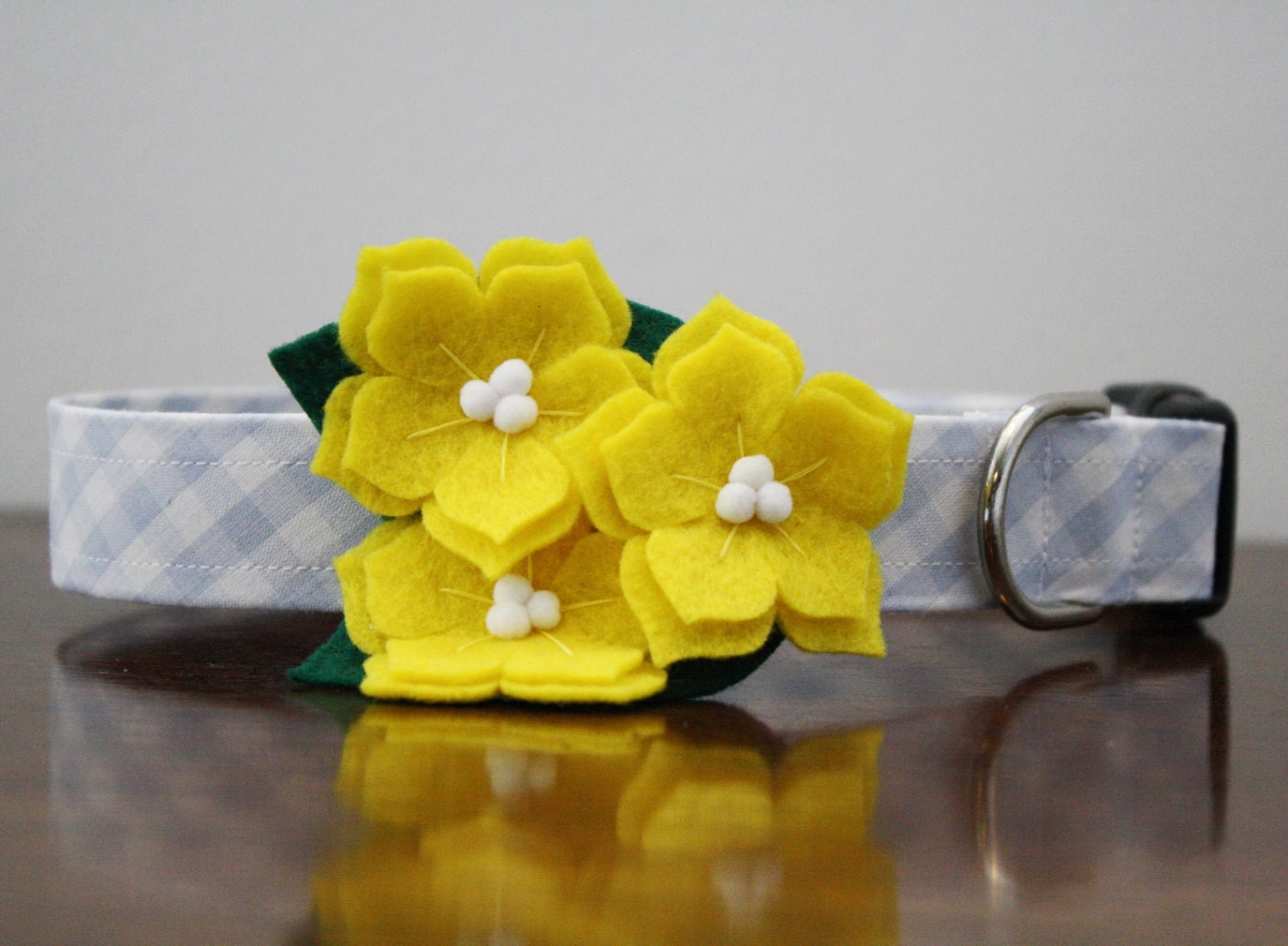 Yellow Jessamine Custom Dog Collar