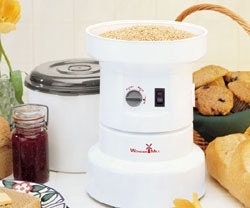 WonderMill Grain Mill- Grind fresh flour- wheat or gluten free- Electric 110v Lifetime warrenty