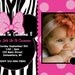 Personalized Minnie Mouse Birthday Card - Digital File