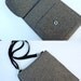 Elephant iPad sleeve - Gray felt