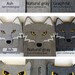 Wolf sleeve for Kindle fire - Kindle 3 - Kindle keyboard sleeve - Gray felt - MADE TO ORDER