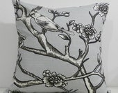 New 18x18 inch Designer Handmade Pillow Case. Dwell Studio. bird - Dove