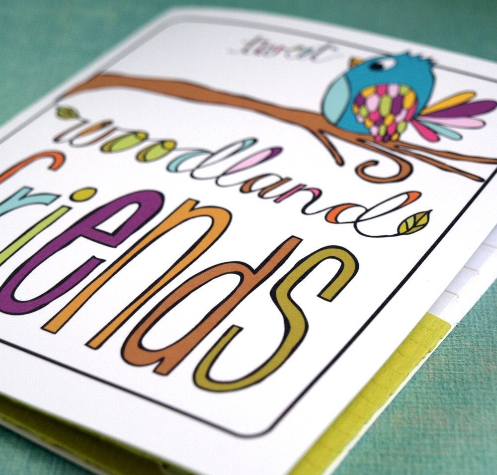 Woodland Friends Pocket Notebook with Notesheets