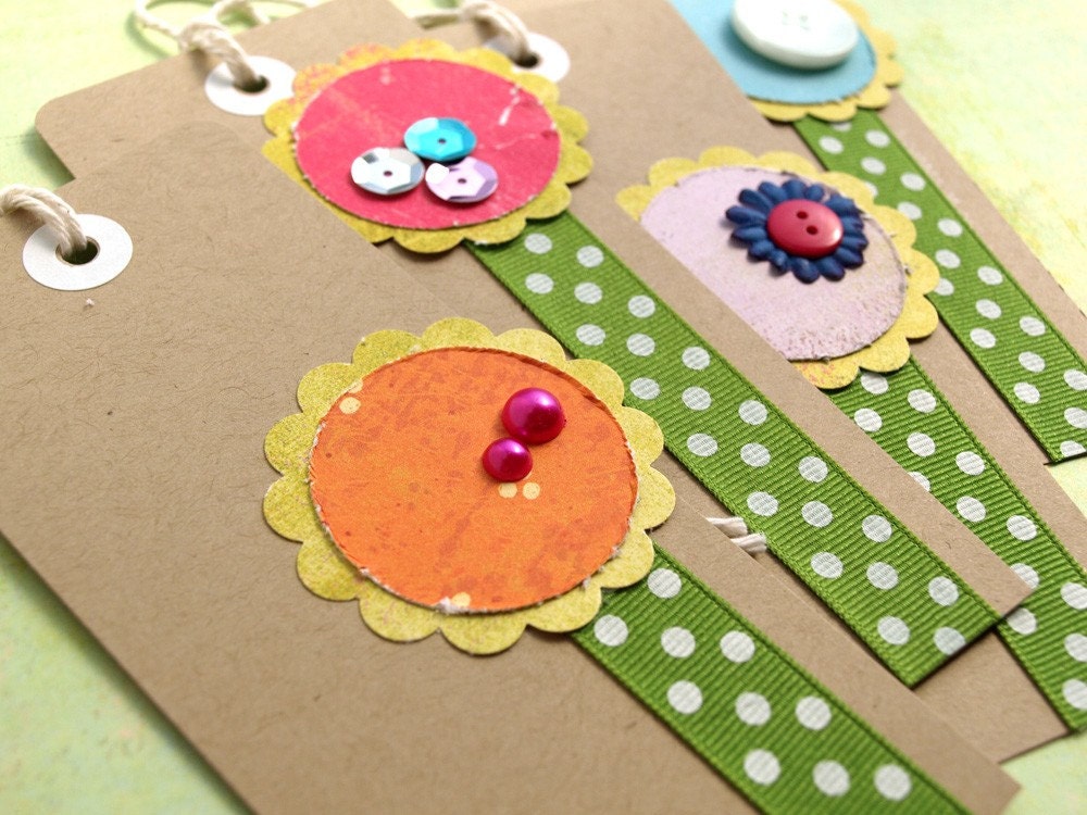 Flower Tags - Sunny Patch