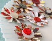 Recycled Flowers - Twice as Nice - made from recycled catalog pages