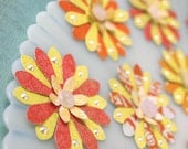 Bunch of Blooms - paper flowers - Citrus Smiles Collection