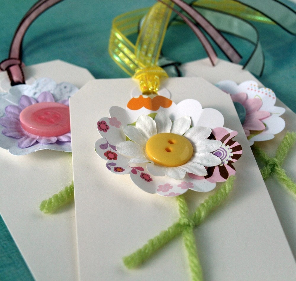 Flower Tags - Spring Breeze