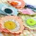 Recycled Flowers - Sunny Bright - made from recycled lightbulb boxes