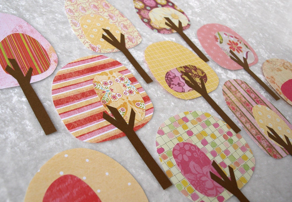 Paper Trees - Friendly Forest Strawberry Lemonade Collection