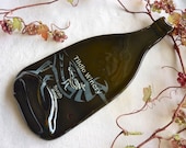 Slumped Wine Bottle Cheese Plate from Tildio Winery