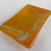 Rectangular Dish in Dusky Orange Glass