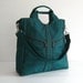 Sale - Dark Teal Water-Resistant Diaper bag - Shoulder bag, Messenger bag, Tote, Travel bag, Women - ALLISON