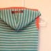 Striped sweatshirt hoodie