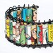 Paper Bead Jewelry- Upcycled Comic Book Bracelet Cuff