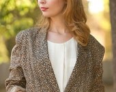 LEOPARD Animal Print Blazer