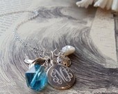 CUSTOM NECKLACE, Mothers Necklace, Bridal Necklace, Bridesmaid necklace, Monogram Necklace