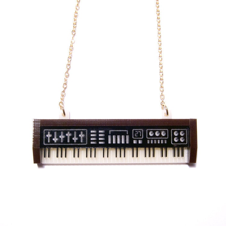 keyboard necklace