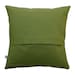 Deer Antler Button DECORATIVE PILLOW in Green Canvas Woodland Home Decor by JillianReneDecor Unique Gift for Him - Fathers Day - Dad