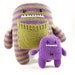 Daphne and Delilah Knitting Kit in Purple and Green