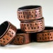 Wide Copper Band Ring Personalized