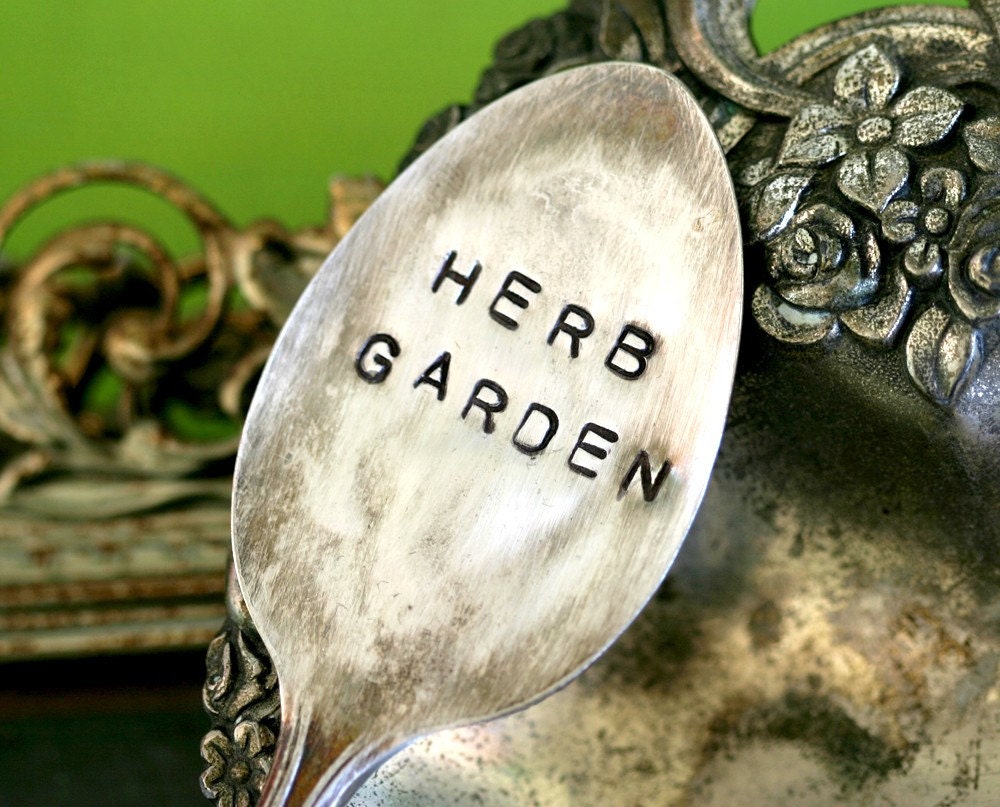 Keep Calm Spoon Plant Garden Marker (E0203)