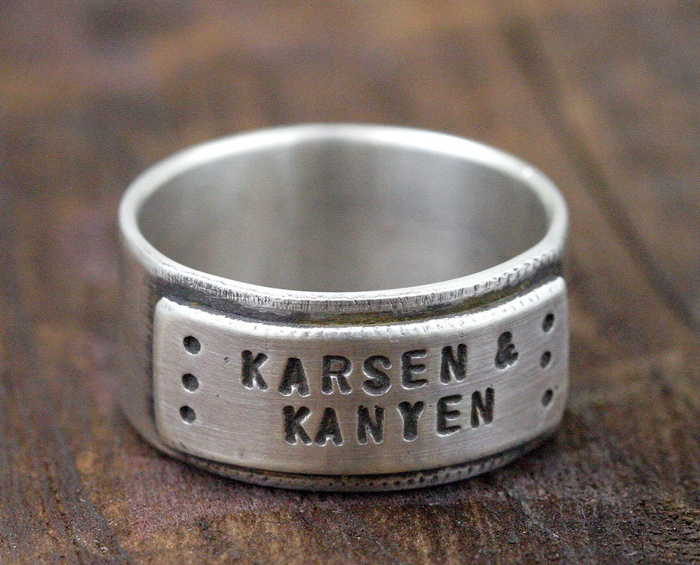 Personalized daddy ring