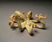 Glass Octopus Sculpture blown-glass octopus art