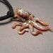 Glass Octopus Necklace Beach Jewelry Octopus pendant