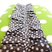 Bible/Book Cover- Made To Order- Green Dot with Grey Ruffle Accent-Grosgrain Ribbon Bookmark