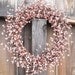 Berry Wreath for Spring - Peach Pink - Door Wreath - Front Door decor