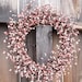 Berry Wreath for Spring - Peach Pink - Door Wreath - Front Door decor