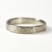 14K Palladium White Gold Wedding Ring, 3mm Hammered Matte Eco Friendly Ring size 9.25-12 this listing, any size available, Sea Babe Jewelry