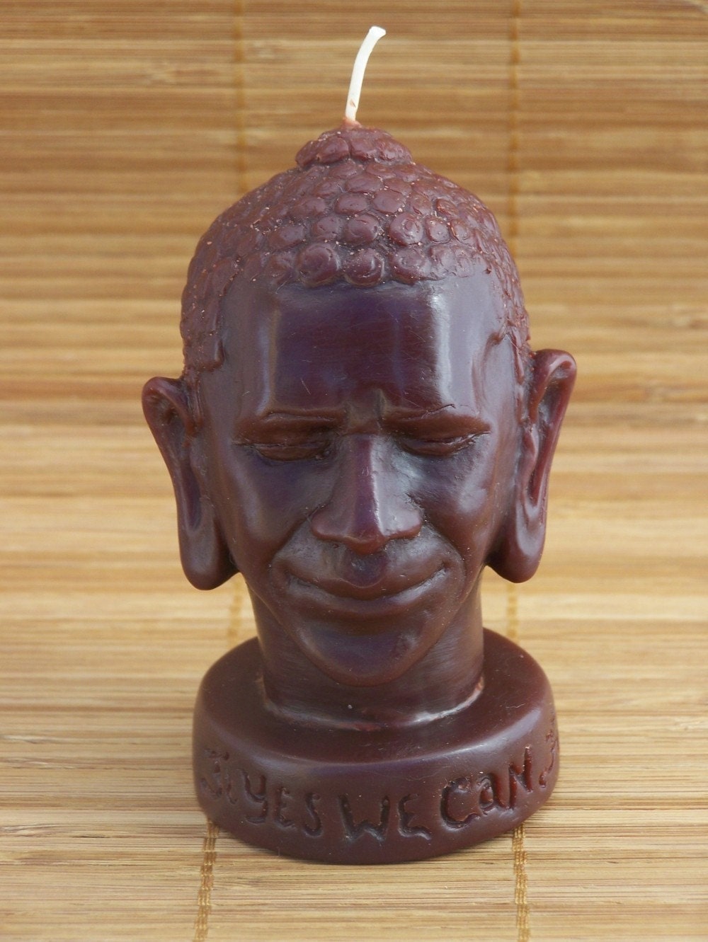 Barack O'Buddha Candle by David Chalat