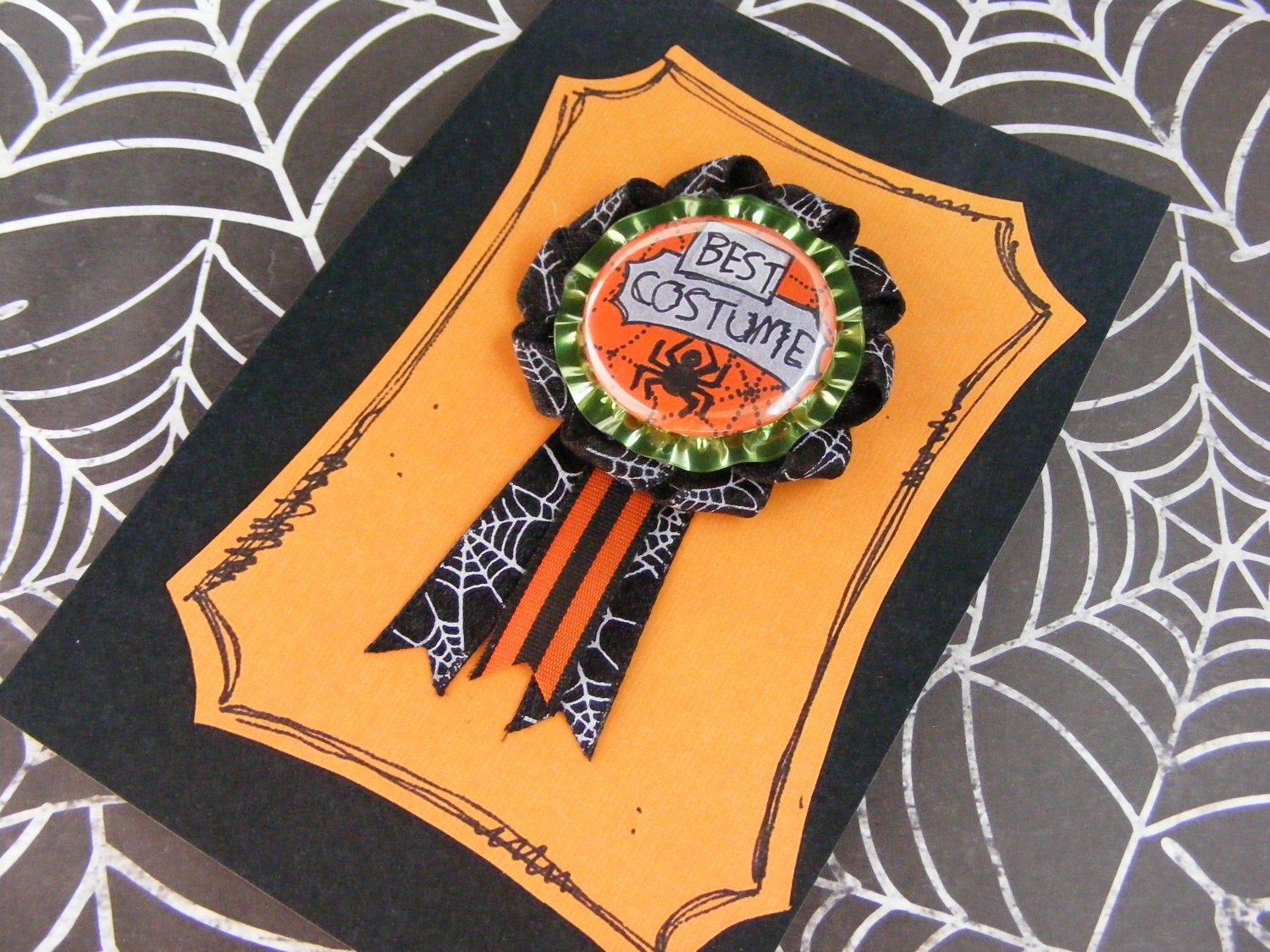 Best Costume Rosette Ribbon Prize