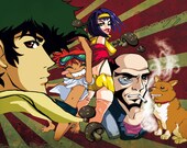 Cowboy Bebop Mushroom Samba Poster