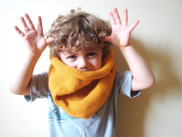 kids vegan friendly barrel cowl in CUSTOM COLOR (hypoallergenic)