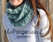 The Paige Circular Scarf Crochet PATTERN