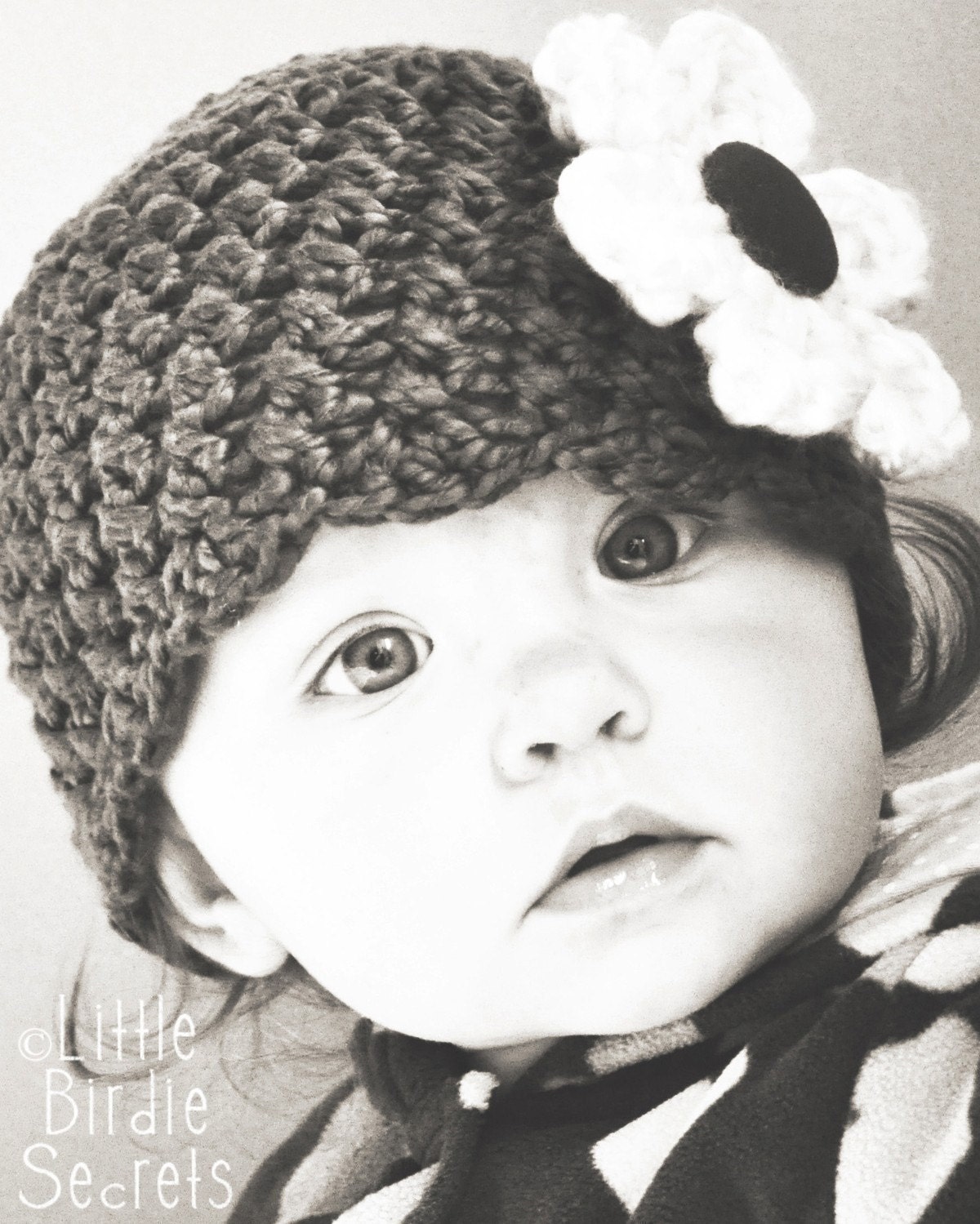 The Ava Cloche Crochet PATTERN Baby Hat Beanie Crochet