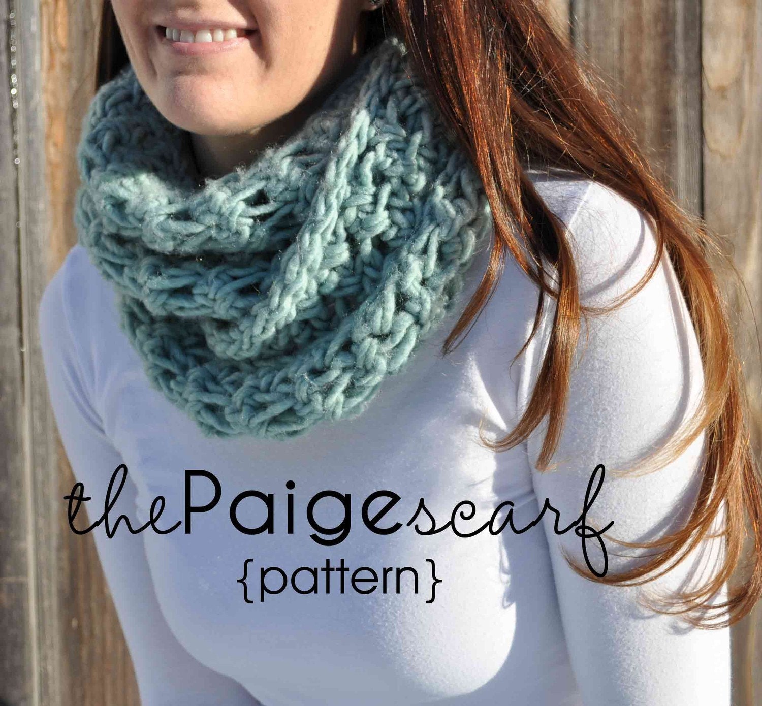 The Paige Circular Scarf Crochet PATTERN